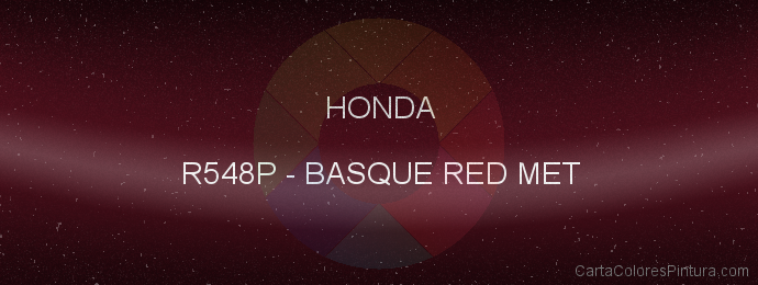 Pintura Honda R548P Basque Red Met