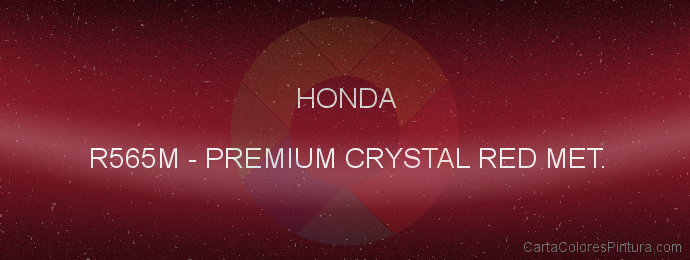 Pintura Honda R565M Premium Crystal Red Met.