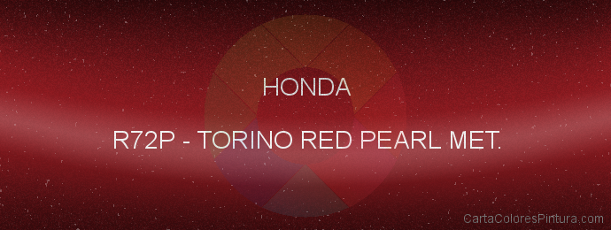 Pintura Honda R72P Torino Red Pearl Met.