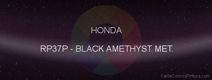 Pintura Honda RP37P Black Amethyst Met.