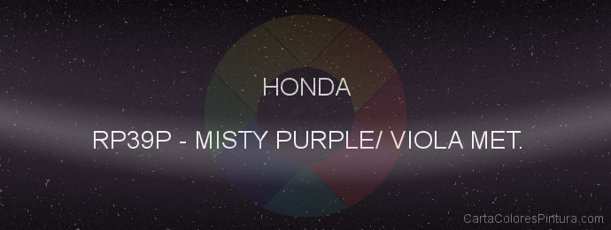 Pintura Honda RP39P Misty Purple/ Viola Met.