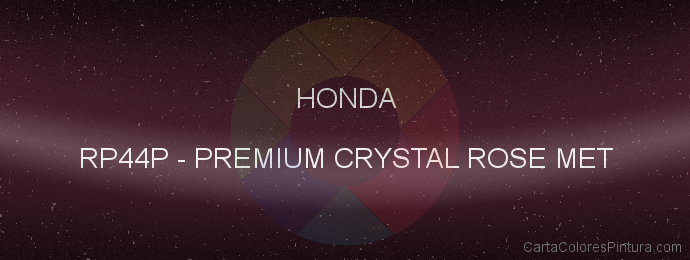Pintura Honda RP44P Premium Crystal Rose Met