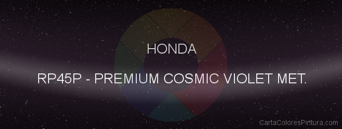 Pintura Honda RP45P Premium Cosmic Violet Met.