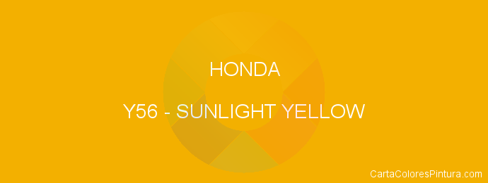 Pintura Honda Y56 Sunlight Yellow