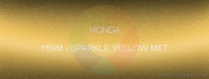 Pintura Honda Y59M Sparkle Yellow Met.