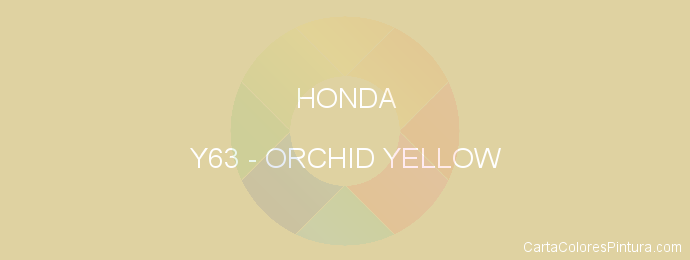 Pintura Honda Y63 Orchid Yellow