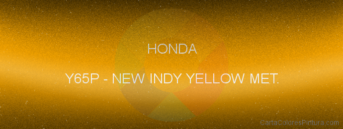 Pintura Honda Y65P New Indy Yellow Met.