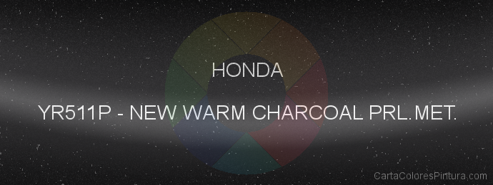Pintura Honda YR511P New Warm Charcoal Prl.met.