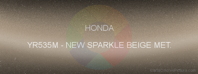 Pintura Honda YR535M New Sparkle Beige Met.