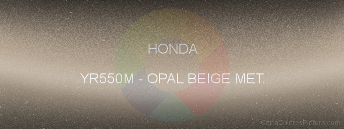 Pintura Honda YR550M Opal Beige Met.