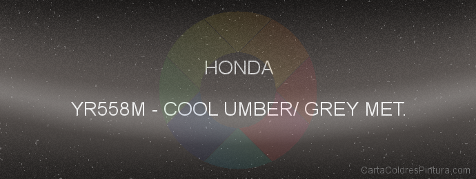 Pintura Honda YR558M Cool Umber/ Grey Met.