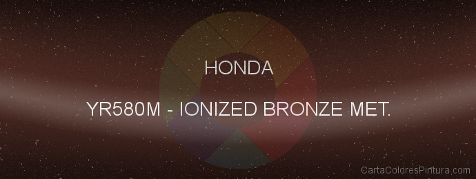 Pintura Honda YR580M Ionized Bronze Met.