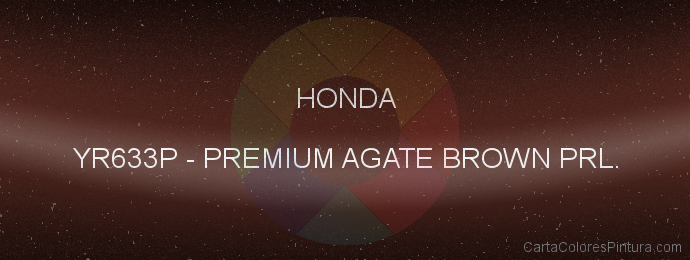 Pintura Honda YR633P Premium Agate Brown Prl.