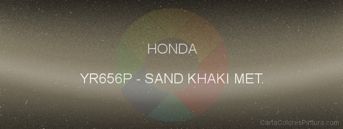 Pintura Honda YR656P Sand Khaki Met.