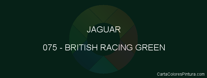 Pintura Jaguar 075 British Racing Green