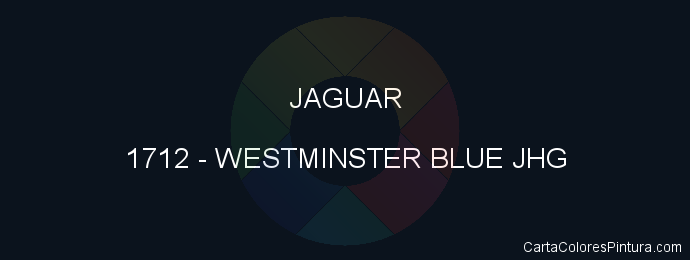 Pintura Jaguar 1712 Westminster Blue Jhg