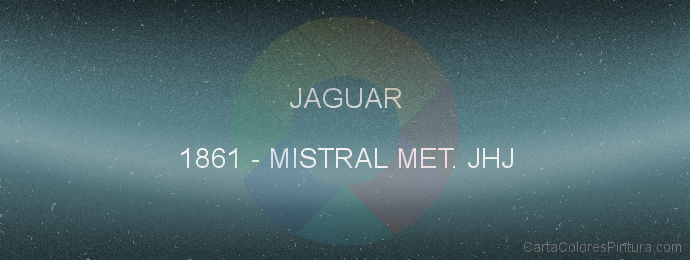 Pintura Jaguar 1861 Mistral Met. Jhj