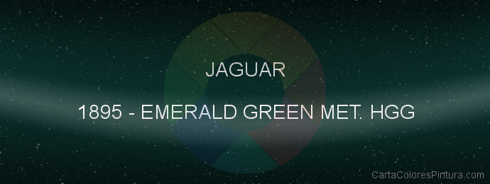 Pintura Jaguar 1895 Emerald Green Met. Hgg