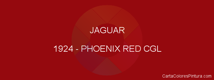 Pintura Jaguar 1924 Phoenix Red Cgl