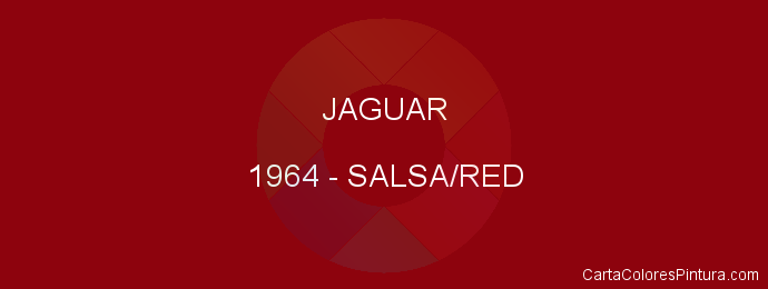 Pintura Jaguar 1964 Salsa/red