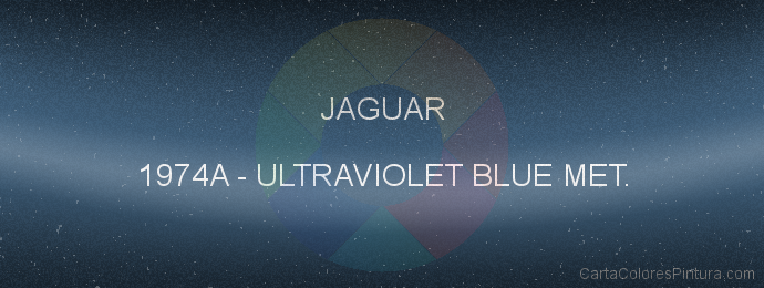 Pintura Jaguar 1974A Ultraviolet Blue Met.