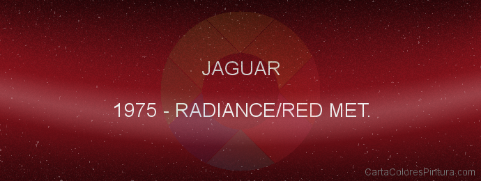 Pintura Jaguar 1975 Radiance/red Met.