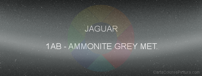Pintura Jaguar 1AB Ammonite Grey Met.