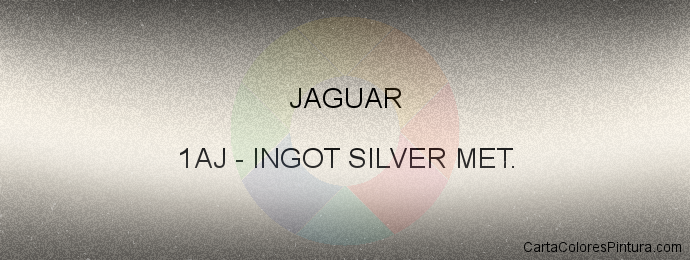 Pintura Jaguar 1AJ Ingot Silver Met.