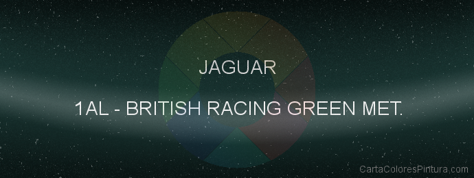 Pintura Jaguar 1AL British Racing Green Met.