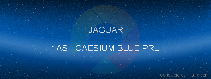 Pintura Jaguar 1AS Caesium Blue Prl.