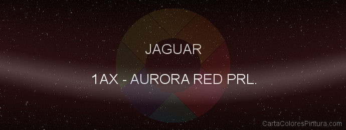 Pintura Jaguar 1AX Aurora Red Prl.