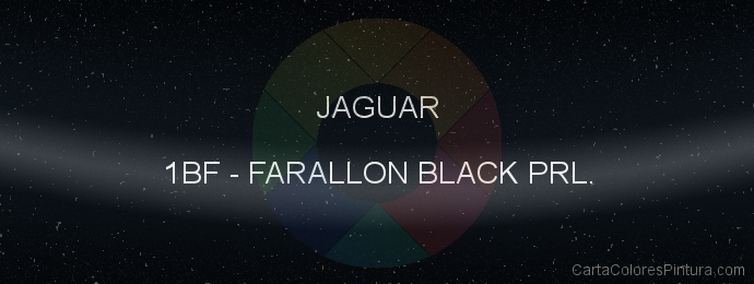 Pintura Jaguar 1BF Farallon Black Prl.
