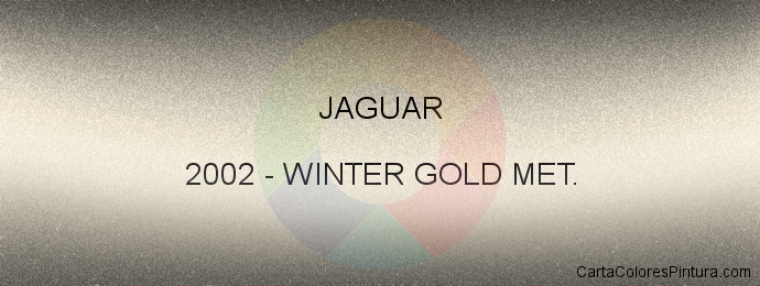 Pintura Jaguar 2002 Winter Gold Met.