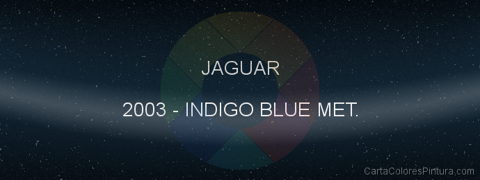 Pintura Jaguar 2003 Indigo Blue Met.