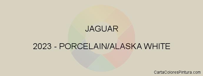 Pintura Jaguar 2023 Porcelain/alaska White