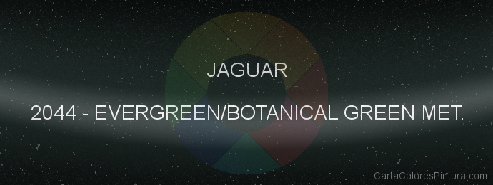 Pintura Jaguar 2044 Evergreen/botanical Green Met.