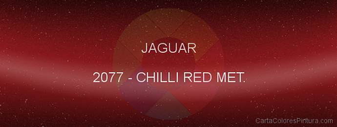 Pintura Jaguar 2077 Chilli Red Met.