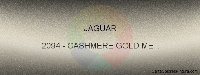 Pintura Jaguar 2094 Cashmere Gold Met.