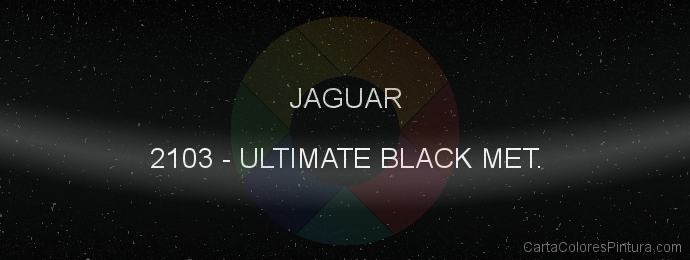Pintura Jaguar 2103 Ultimate Black Met.