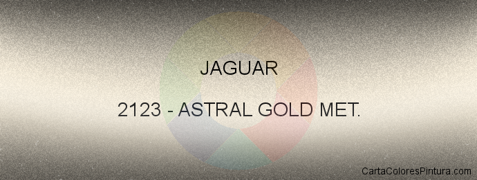 Pintura Jaguar 2123 Astral Gold Met.