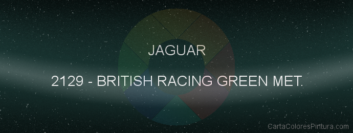 Pintura Jaguar 2129 British Racing Green Met.