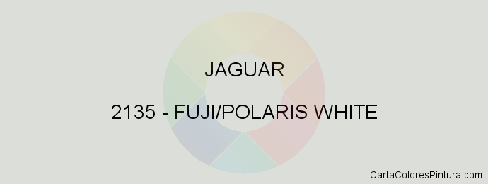 Pintura Jaguar 2135 Fuji/polaris White