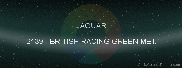 Pintura Jaguar 2139 British Racing Green Met.