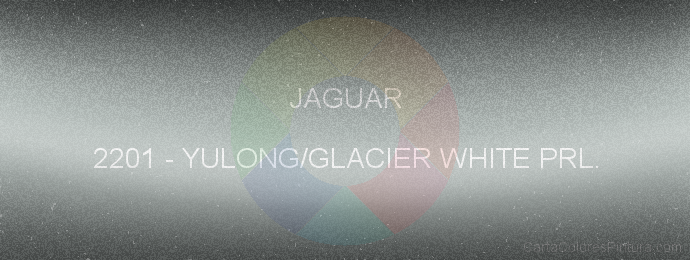 Pintura Jaguar 2201 Yulong/glacier White Prl.