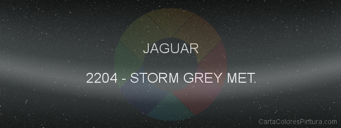 Pintura Jaguar 2204 Storm Grey Met.