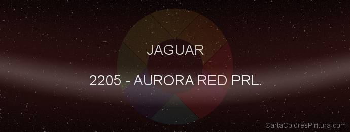 Pintura Jaguar 2205 Aurora Red Prl.