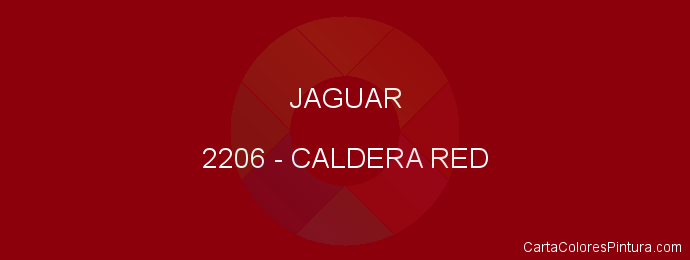 Pintura Jaguar 2206 Caldera Red
