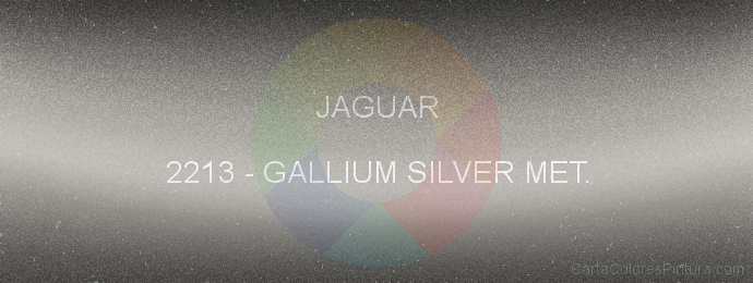Pintura Jaguar 2213 Gallium Silver Met.