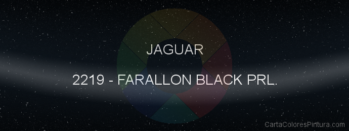 Pintura Jaguar 2219 Farallon Black Prl.