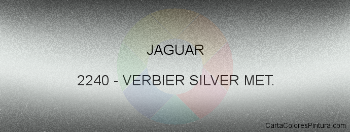 Pintura Jaguar 2240 Verbier Silver Met.